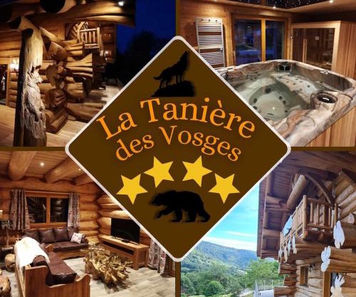 Chalet 10 pers sauna & SPA La tanière des Vosges