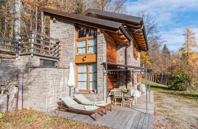 Chalet 'Baita Al Rossat' with Mountain View, Whirlpool, Garden & Wi-Fi
