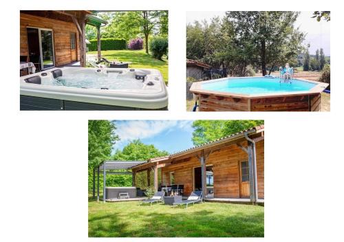Chalet Cèdre - Les Chalets de Barruérot - Spa jacuzzi privatif