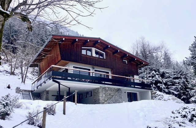 Chalet Familial vue Mont-blanc, au Pied des Pistes et Centre Ville