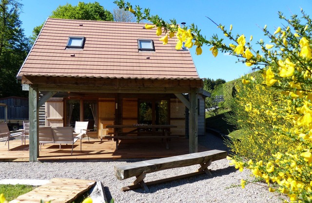 Chalet Bruyères at the Domaine de la Boiselière at the foot of the Ballon d'Alsace