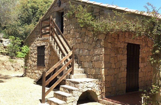Character house in dry stones