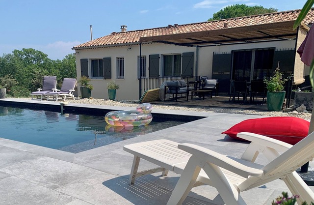 Character house with swimming pool on a large, relaxing and peaceful site
