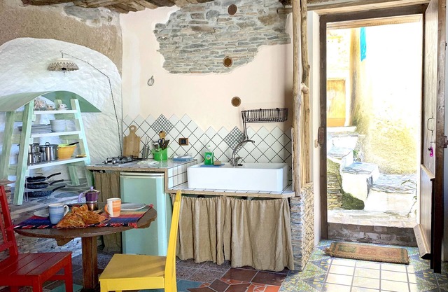 Characteristic house on the extraordinary Tyrrhenian Sea, Tradition, Culture, History