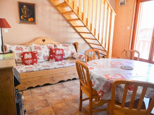 Charmant 2P cabine + mezzanine, 6 pers, exposé Ouest à Valloire, près du centre et des commodités - FR-1-263-185