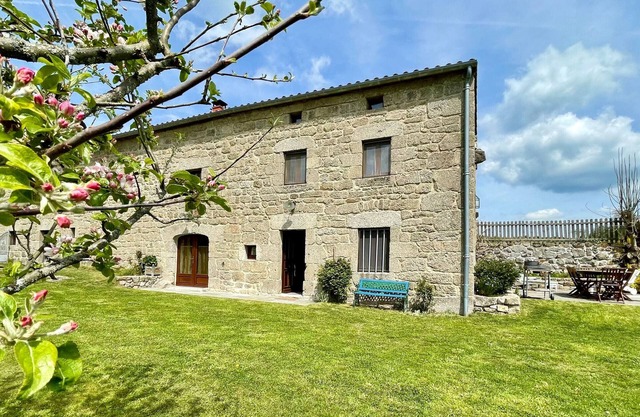 Charming 19th-Century Farmhouse near Saugues - Stunning Views, Modern Comforts & Baby-Friendly