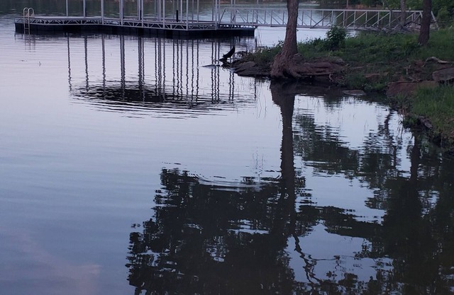 Charming 2-bedroom lake house with boat dock in tranquil setting in Okmulgee