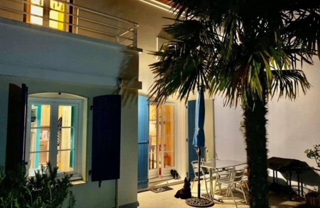 Charming 2BR House with Pool, Balcony, WiFi, and Private Garden Near Beach