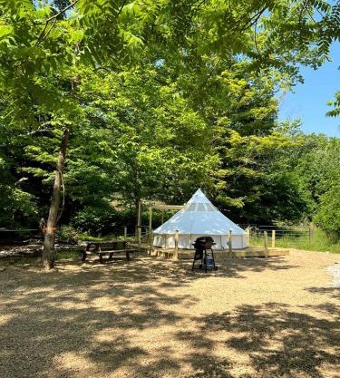 Charming Bell Tent Stay at Working Farm in Smithfield, Pennsylvania for Glamping at its Best