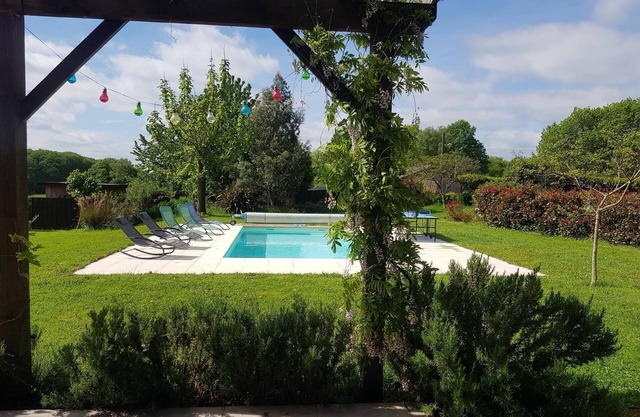 Charming farmhouse w/private heated in-ground pool in the regional Parc Naturel