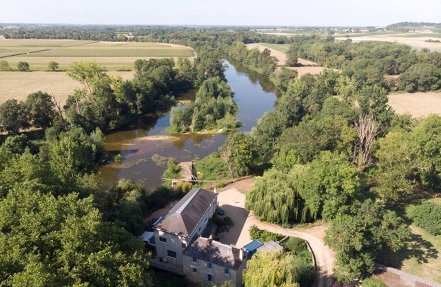 Charming gite in an old mill overlooking the river in the Loire Valley