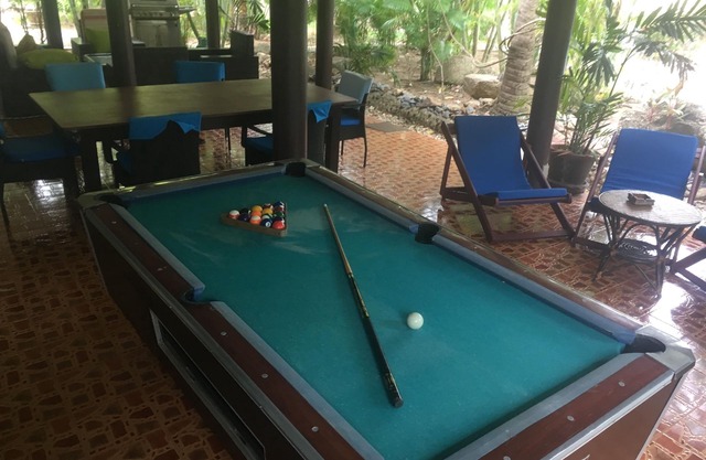 Charming villa in tropical garden, facing the pool, 50 meters from the beach