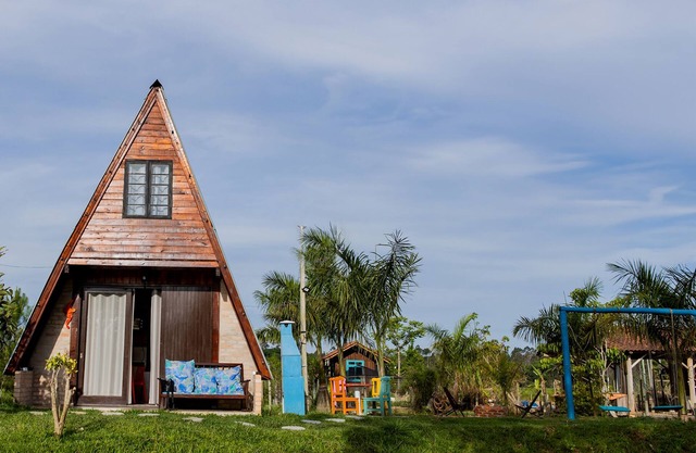 Charmoso Chalé das Estrelas Para 4 Pessoas