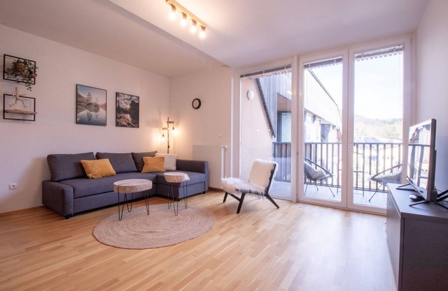 Chic 1-bedroom with WiFi and AC in charming Bohinj
