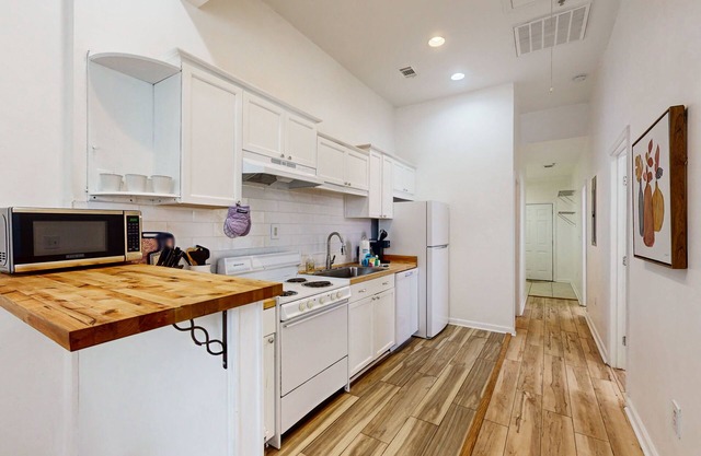 Chic home in a great location with firepit, smart TVs, kitchens, & central air