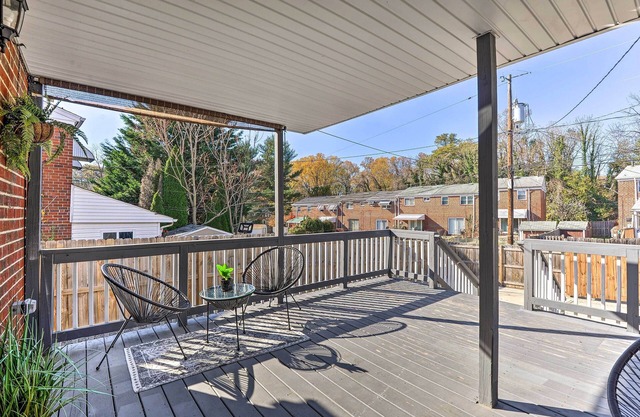 Chic Townhome w/Deck: 6 Mi to Dtwn Baltimore