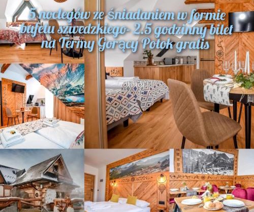 Cicha Woda 300 m od Gorący Potok i Termy Szaflary