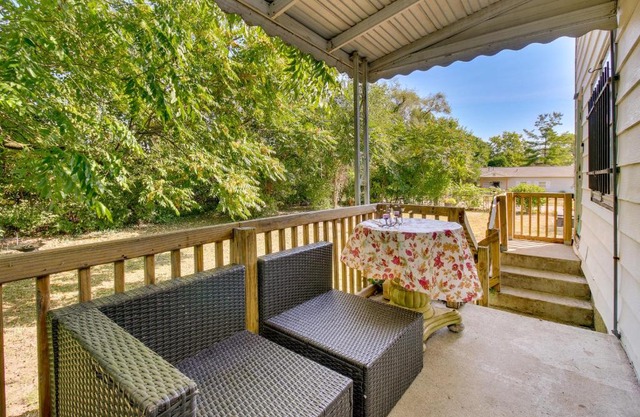 Cincinnati Home Rental with Balcony and Fire Pit!