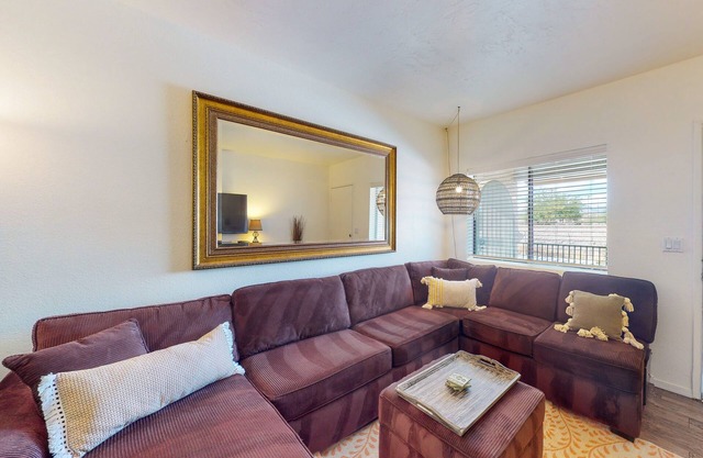 Classic condo with a balcony, washer/dryer, central AC, pool