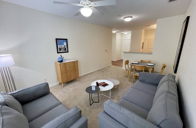 . Closer to the highway, local stores, Quick Trip and Stonecrest mall. 2 bedroom