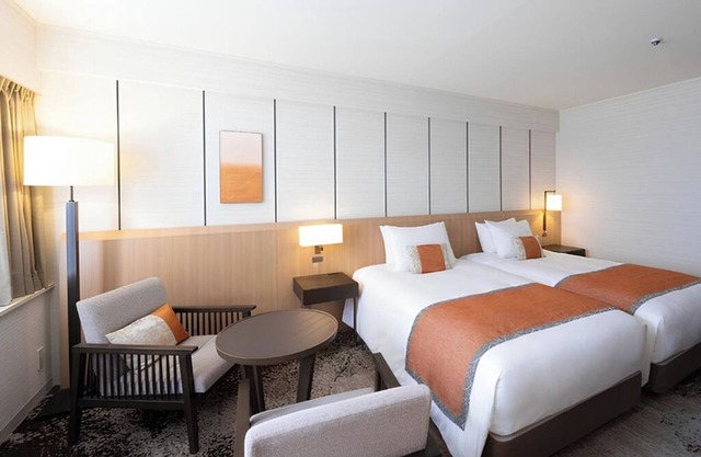Club Deluxe Twin hotel in fantastic Minato City with AC, fitness room, WiFi