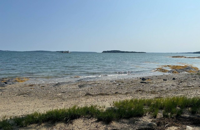 Coastal Maine home with beach and beautiful gardens