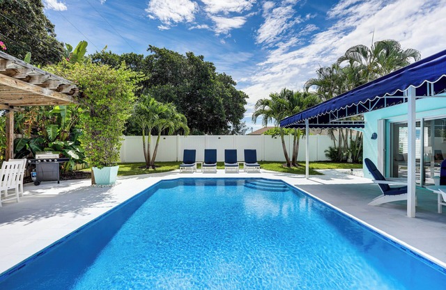 Coastal Villa w/Private Yard + Heated Pool!