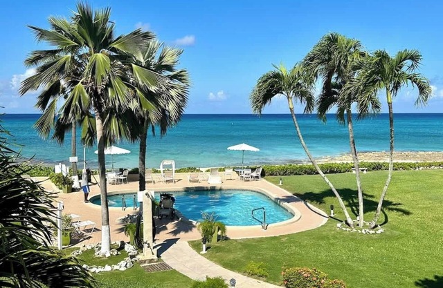 Cocoplum #8 Oceanfront Condo on 7 Mile Beach