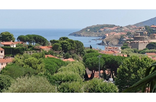 Comfortable apartment with panoramic view of Collioure bay
