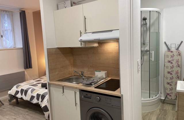 Comfortable furnished studio on ground floor near the spa (N°36)