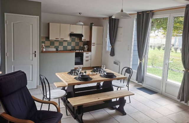 Comfortable individual lodgings in a natural setting.