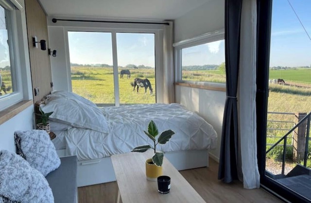 Container-tinyhouse Direkt Neben der Pferdekoppel