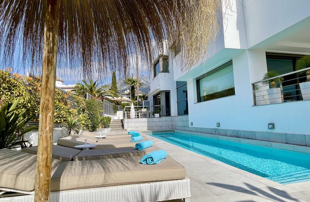 Contemporary Luxury Villa In Marbella With 360 Degree View Terrace,