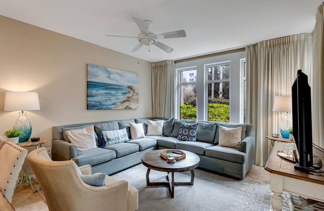 Corner 2BR Lock-Off w/Walk-Out Patio – Steps to Pool & Wharf