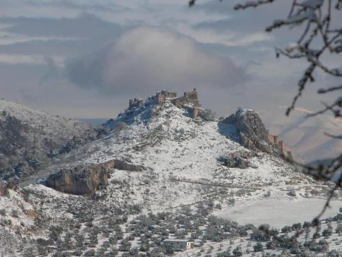 Cortijo Los Liñanes rural con chimenea, barbacoa y vistas