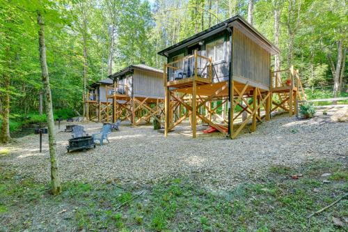 Cosby Wilderness Cabin Studio with Fire Pit