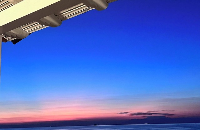 Cosy terrace with a breathtaking sea view!