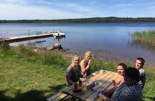 Cottage on the lake with boat, fiber optic internet, satellite TV, dishwasher, oven.