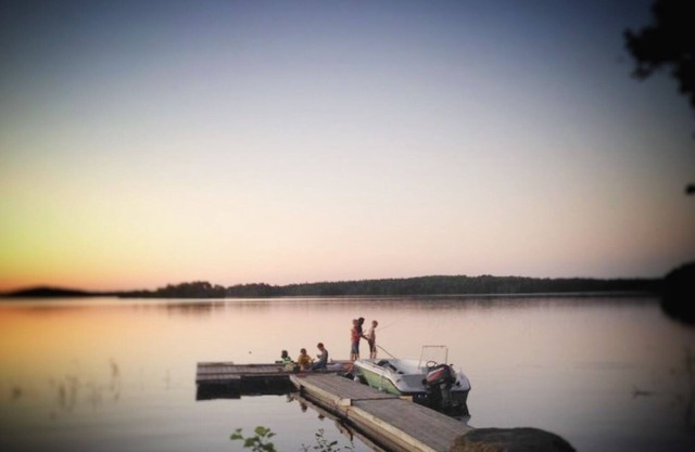 Cottage with a own boat by the lake