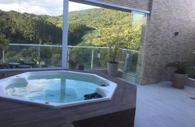 Coverage with hydro spa