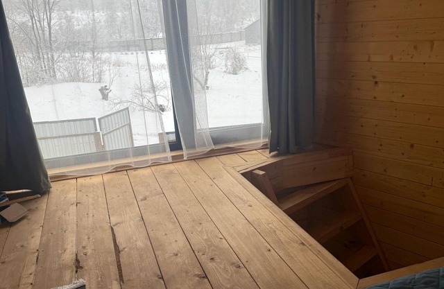 Cozy 1-bedroom chalet with AC, WiFi in lovely Almaty with city and Mountain View