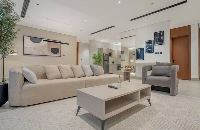 Cozy 3-bedroom apartment in welcoming Riyadh with WiFi, AC