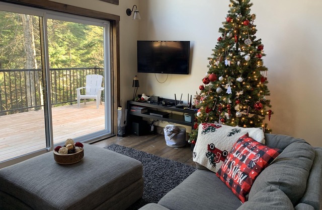 Cozy cottage with SPA located on private lake and close to ski hills