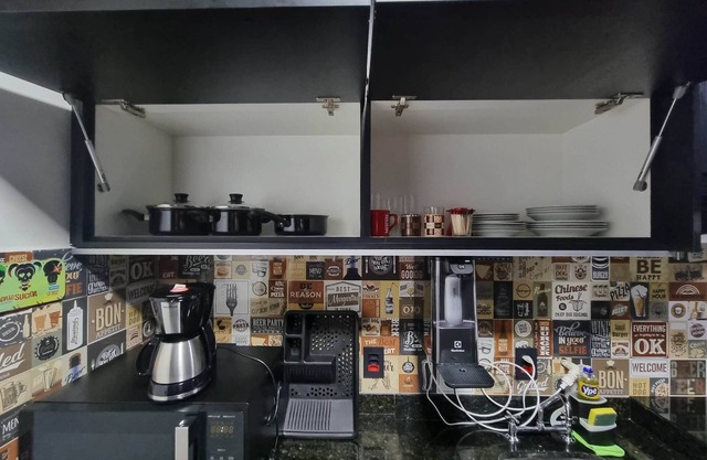 Cozy flat black Homeoffice 19th Floor