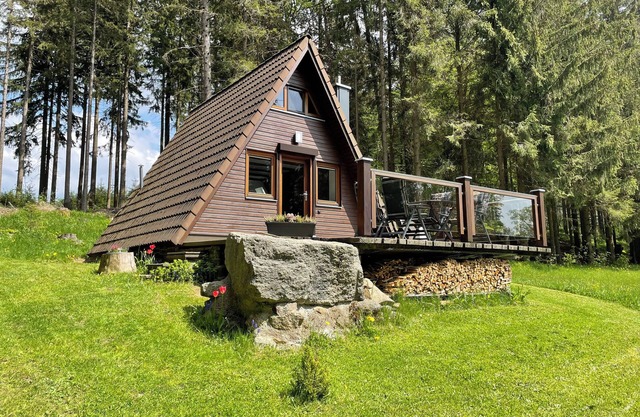 Cozy hiking and skiing hut in the Vogtland for families and couples