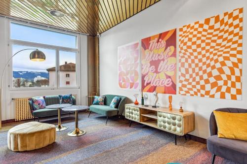 cozy self check-in rooms