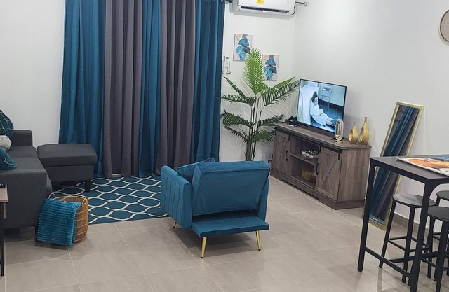 Cozy space, conveniently located just 10 minutes away from beaches, the airport.
