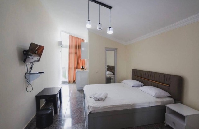 Cozy studio in tranquil Batumi with WiFi, fitness room, AC
