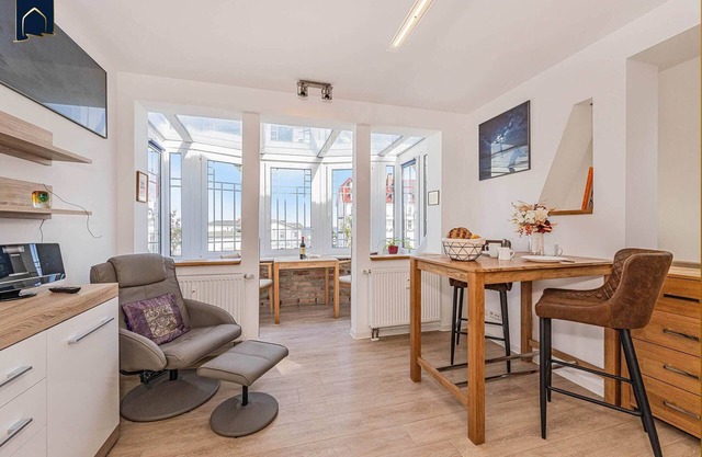 Cozy vacation apartment in Ahlbeck sea view & WLAN, only 1 parking space