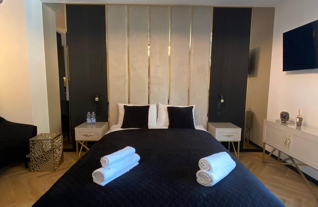 Deluxe Suite walking distance to Krakow Old Town & Castle with pool, sauna & gym